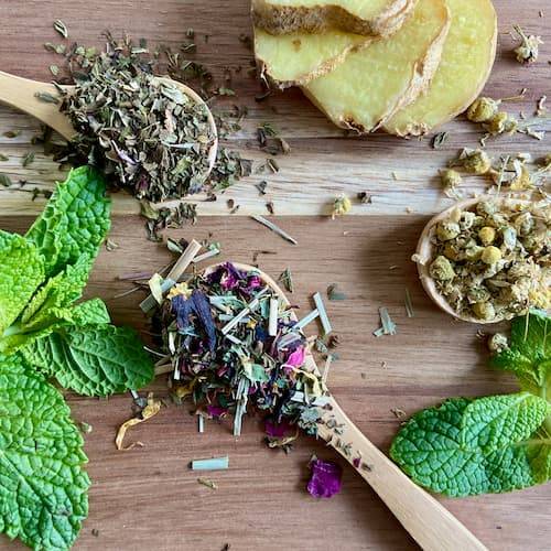 Herbal teas for digestion