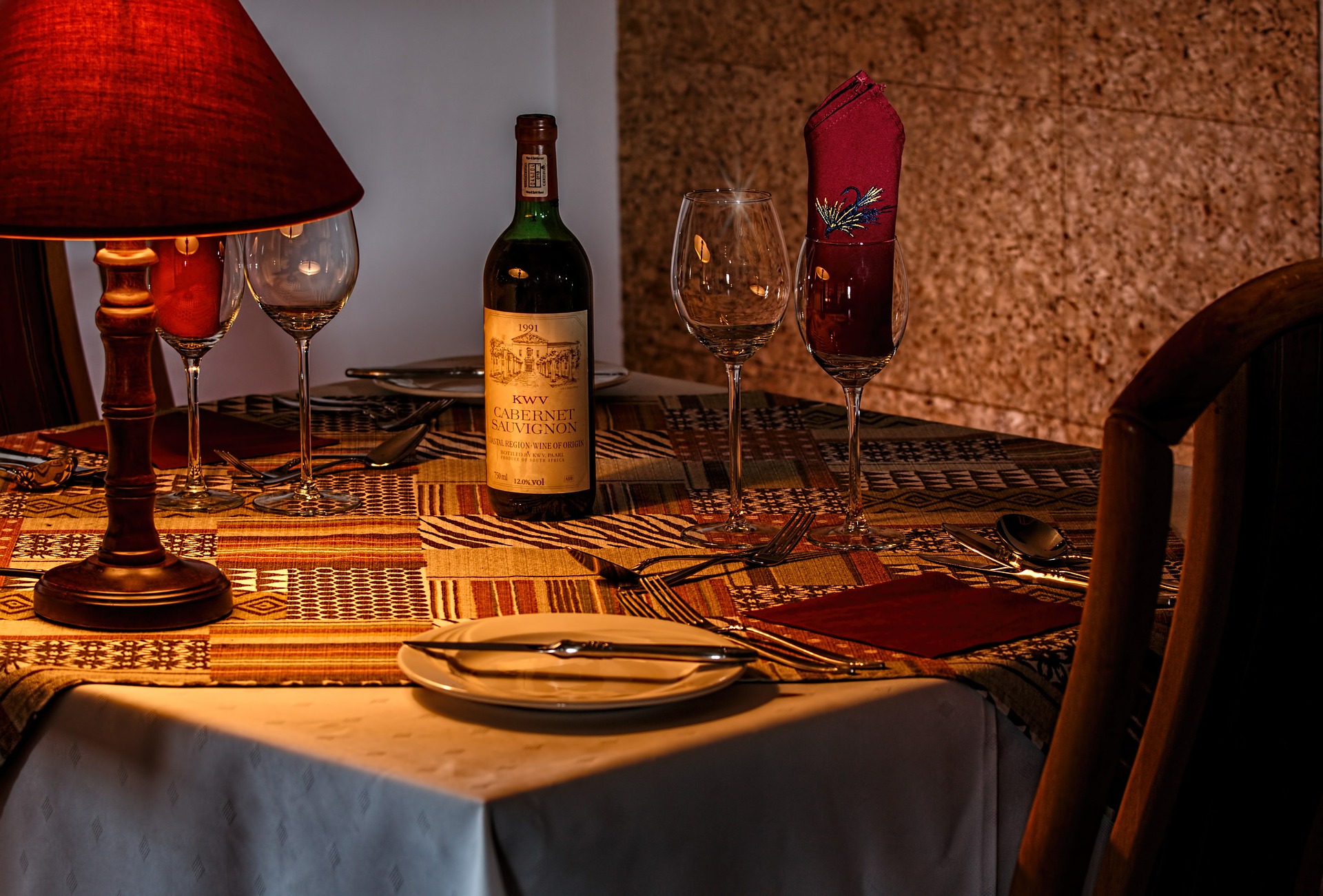 Romantic dinner menu for tea lovers