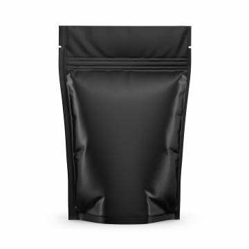 Kraft Paper Stand Up Pouches - Black