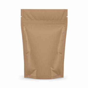 Kraft Paper Stand Up Pouches - Brown